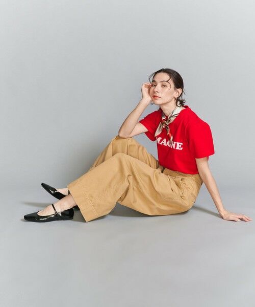 BEAUTY&YOUTH UNITED ARROWS / ビューティー&ユース ユナイテッドアローズ フラットシューズ | エナメルライク ストラップ バレエシューズ | 詳細3