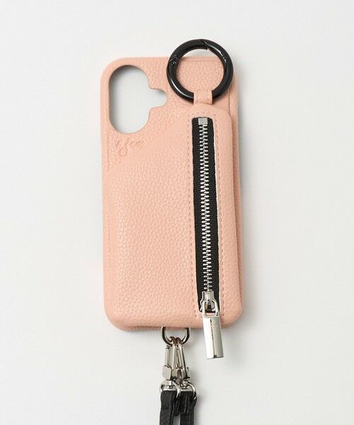BEAUTY & YOUTH UNITED ARROWS/ビューティー&ユース ユナイテッドアローズ ＜ajew＞CADENAS ストラップ iPhone16ケース LT. PINK FREE