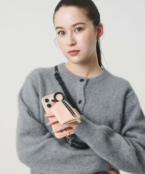 BEAUTY & YOUTH UNITED ARROWS/ビューティー&ユース ユナイテッドアローズ <ajew>CADENAS ストラップ iPhone16Proケース LT. PINK FREE BEAUTY & YOUTH UNITED ARROWS/ビューティー&ユース ユナイテッドアローズ <ajew>CADENAS ストラップ iPhone16Proケース LT. PINK FREE