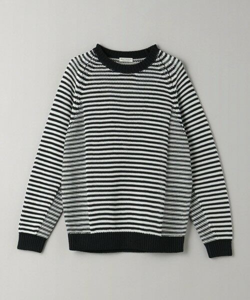 BEAUTY&YOUTH UNITED ARROWS / ビューティー&ユース ユナイテッドアローズ ニット・セーター | ギマコットン SWIT ボーダー クルーネック ニット ‐ウォッシャブル‐ | 詳細6