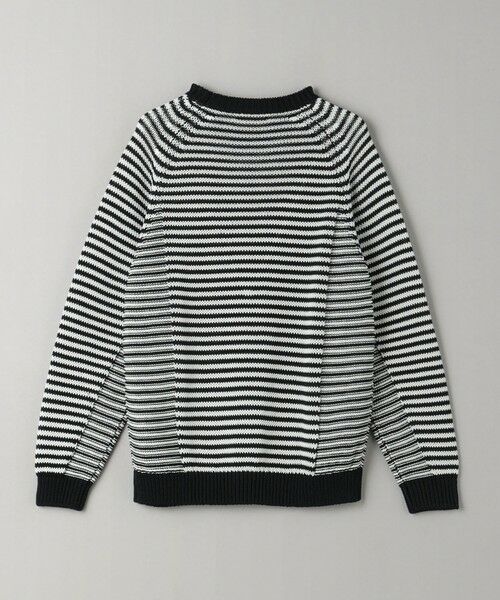 BEAUTY&YOUTH UNITED ARROWS / ビューティー&ユース ユナイテッドアローズ ニット・セーター | ギマコットン SWIT ボーダー クルーネック ニット ‐ウォッシャブル‐ | 詳細7