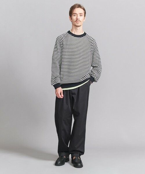 BEAUTY&YOUTH UNITED ARROWS / ビューティー&ユース ユナイテッドアローズ ニット・セーター | ギマコットン SWIT ボーダー クルーネック ニット ‐ウォッシャブル‐ | 詳細2