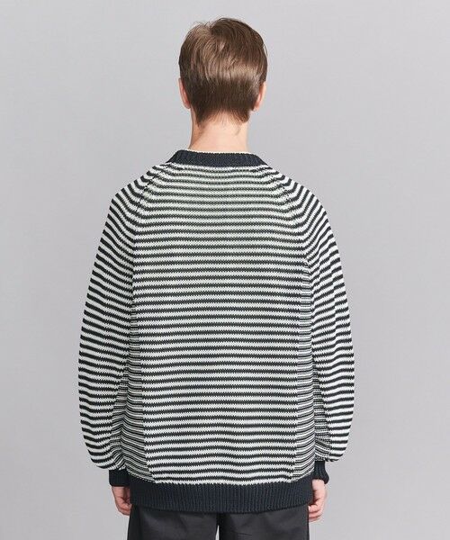 BEAUTY&YOUTH UNITED ARROWS / ビューティー&ユース ユナイテッドアローズ ニット・セーター | ギマコットン SWIT ボーダー クルーネック ニット ‐ウォッシャブル‐ | 詳細5
