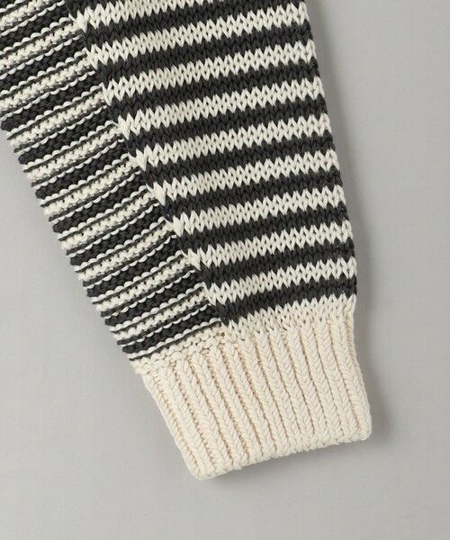BEAUTY&YOUTH UNITED ARROWS / ビューティー&ユース ユナイテッドアローズ ニット・セーター | ギマコットン SWIT ボーダー クルーネック ニット ‐ウォッシャブル‐ | 詳細15