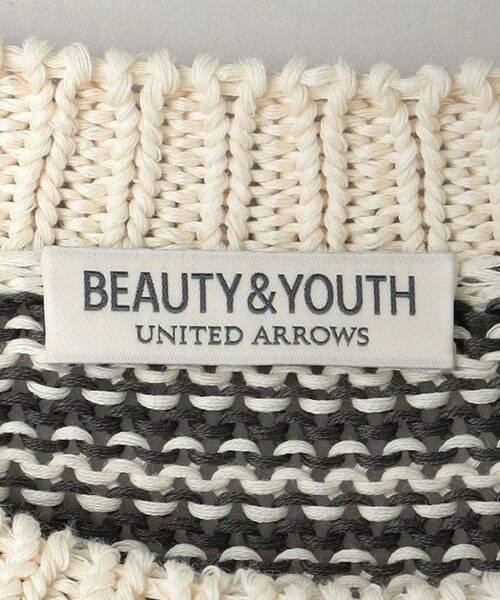BEAUTY&YOUTH UNITED ARROWS / ビューティー&ユース ユナイテッドアローズ ニット・セーター | ギマコットン SWIT ボーダー クルーネック ニット ‐ウォッシャブル‐ | 詳細17