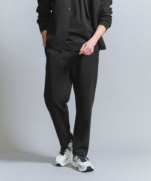 BEAUTY & YOUTH UNITED ARROWS/ビューティー&ユース ユナイテッドアローズ 【WEB限定 WARDROBE SMART】ダブルニット リラックス イージーパンツ/セットアップ対応 BLACK M BEAUTY & YOUTH UNITED ARROWS/ビューティー&ユース ユナイテッドアローズ 【WEB限定 WARDROBE SMART】ダブルニット リラックス イージーパンツ/セットアップ対応 BLACK M
