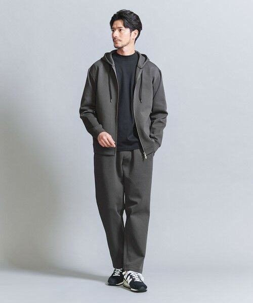 BEAUTY&YOUTH ダブルニット　リラックスパンツ セール】 【WEB限定 WARDROBE SMART】ダブルニット リラックス