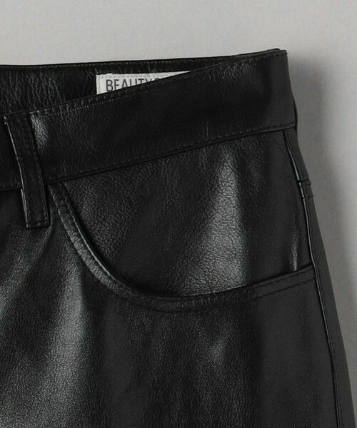 BEAUTY&YOUTH UNITED ARROWS / ビューティー&ユース ユナイテッドアローズ その他パンツ | カウレザー 5ポケット パンツ NO.5 | 詳細11
