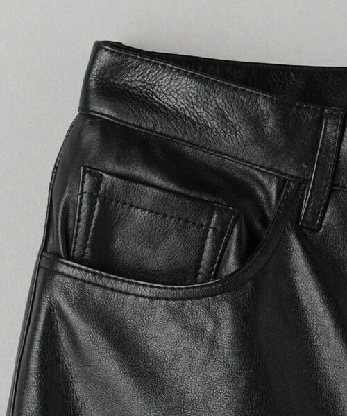 BEAUTY&YOUTH UNITED ARROWS / ビューティー&ユース ユナイテッドアローズ その他パンツ | カウレザー 5ポケット パンツ NO.5 | 詳細12