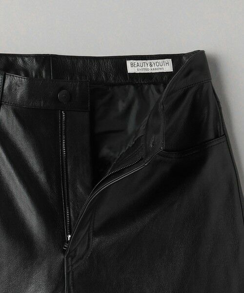 BEAUTY&YOUTH UNITED ARROWS / ビューティー&ユース ユナイテッドアローズ その他パンツ | カウレザー 5ポケット パンツ NO.5 | 詳細14