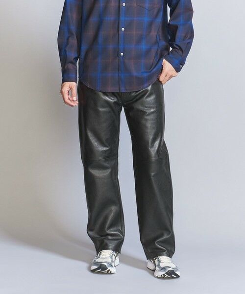BEAUTY&YOUTH UNITED ARROWS / ビューティー&ユース ユナイテッドアローズ その他パンツ | カウレザー 5ポケット パンツ NO.5 | 詳細2