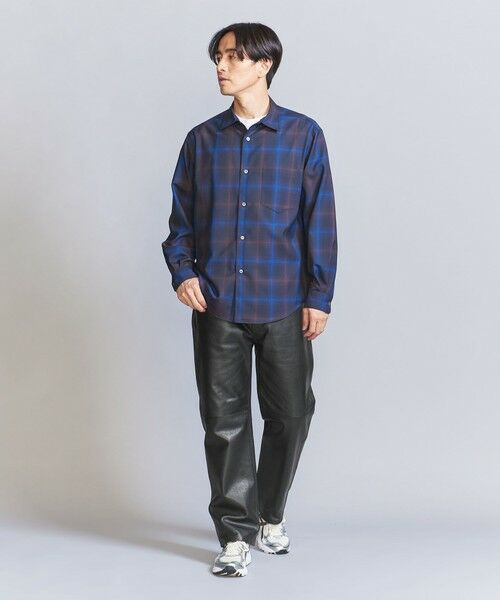 BEAUTY&YOUTH UNITED ARROWS / ビューティー&ユース ユナイテッドアローズ その他パンツ | カウレザー 5ポケット パンツ NO.5 | 詳細3