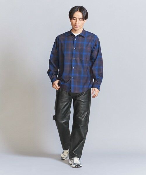 BEAUTY&YOUTH UNITED ARROWS / ビューティー&ユース ユナイテッドアローズ その他パンツ | カウレザー 5ポケット パンツ NO.5 | 詳細4