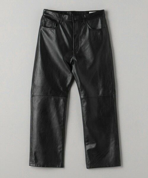 BEAUTY&YOUTH UNITED ARROWS / ビューティー&ユース ユナイテッドアローズ その他パンツ | カウレザー 5ポケット パンツ NO.5 | 詳細8