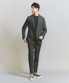 【WEB限定 WARDROBE SMART】LANATEC セットアップ/背抜きジャケット＆イージーパンツ