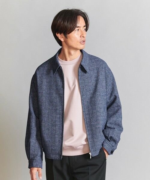 BEAUTY & YOUTH UNITED ARROWS/ビューティー&ユース ユナイテッドアローズ ツイード ショート ブルゾン NAVY S BEAUTY & YOUTH UNITED ARROWS/ビューティー&ユース ユナイテッドアローズ ツイード ショート ブルゾン NAVY S