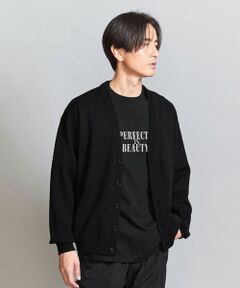 ビューティ＆youth 360 MASTER カーディガン 黒 BEAUTY＆YOUTH UNITED ARROWS 23SS 360 MASTER スナップ