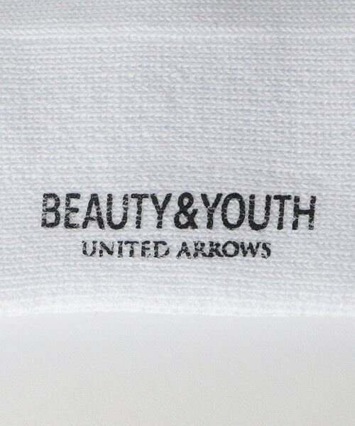 BEAUTY&YOUTH UNITED ARROWS / ビューティー&ユース ユナイテッドアローズ ソックス | 2ライン ソフト パイル クルー ソックス | 詳細3