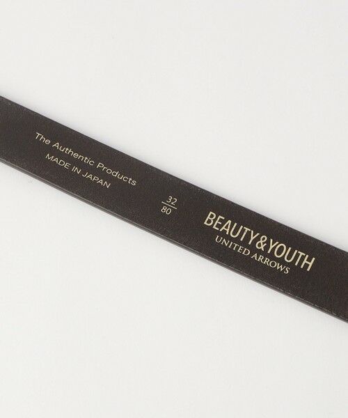 BEAUTY&YOUTH UNITED ARROWS / ビューティー&ユース ユナイテッドアローズ ベルト・サスペンダー | ベーシック レザー ベルト 28mm -Made in Japan- | 詳細6