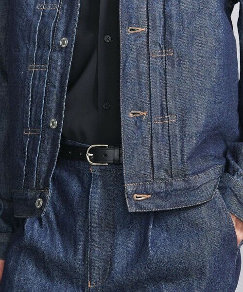 BEAUTY&YOUTH UNITED ARROWS / ビューティー&ユース ユナイテッドアローズ ベルト・サスペンダー | オーバル ベルト 25mm -Made in Japan- | 詳細1