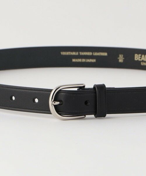 BEAUTY&YOUTH UNITED ARROWS / ビューティー&ユース ユナイテッドアローズ ベルト・サスペンダー | オーバル ベルト 25ｍｍ  -Made in Japan- | 詳細1