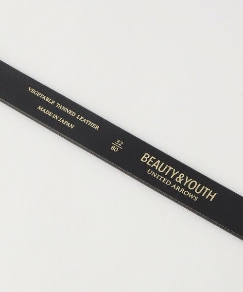 BEAUTY&YOUTH UNITED ARROWS / ビューティー&ユース ユナイテッドアローズ ベルト・サスペンダー | オーバル ベルト 25ｍｍ  -Made in Japan- | 詳細6