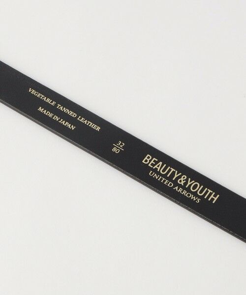 BEAUTY&YOUTH UNITED ARROWS / ビューティー&ユース ユナイテッドアローズ ベルト・サスペンダー | オーバル ベルト 25mm -Made in Japan- | 詳細9