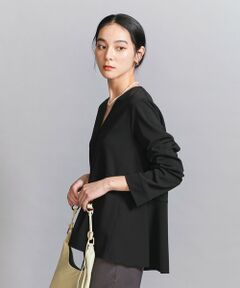 BEAUTY&YOUTH UNITED ARROWS / ビューティー&ユース ユナイテッドアローズ カットソー | 【WEB限定 Wardrobe DAILY MINIMAL】ペプラム Vネックプルオーバーカットソー