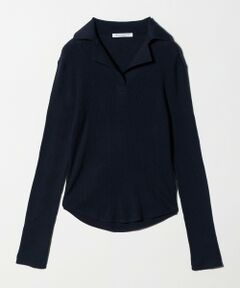 BEAUTY&YOUTH UNITED ARROWS / ビューティー&ユース ユナイテッドアローズ ニット・セーター | コットンリブ オープンカラーニット ウォッシャブル