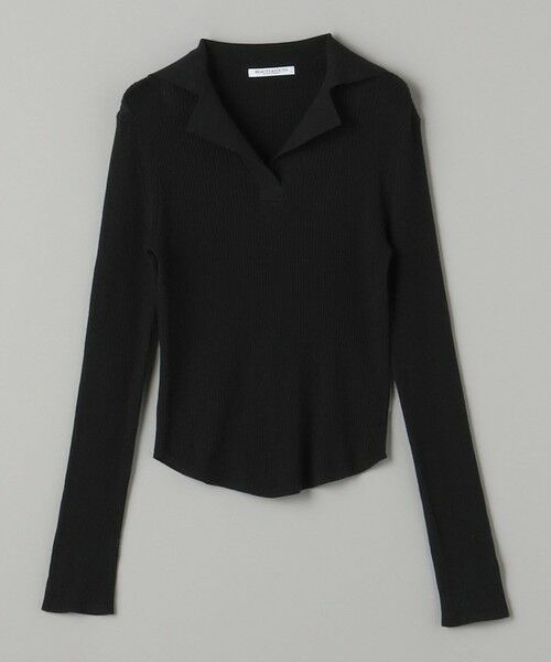 BEAUTY&YOUTH UNITED ARROWS / ビューティー&ユース ユナイテッドアローズ ニット・セーター | コットンリブ オープンカラーニット -ウォッシャブル- | 詳細4