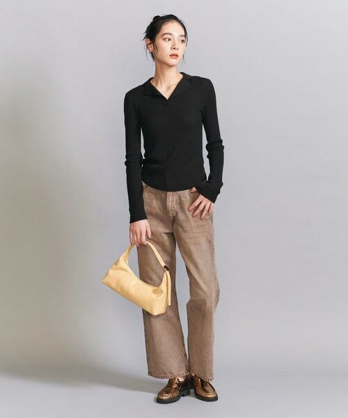 BEAUTY&YOUTH UNITED ARROWS / ビューティー&ユース ユナイテッドアローズ ニット・セーター | コットンリブ オープンカラーニット -ウォッシャブル- | 詳細2