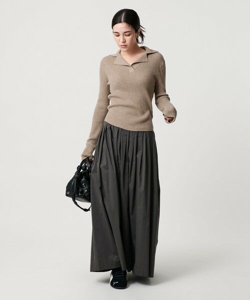 BEAUTY&YOUTH UNITED ARROWS / ビューティー&ユース ユナイテッドアローズ ニット・セーター | コットンリブ オープンカラーニット -ウォッシャブル- | 詳細21