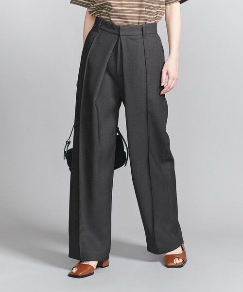 BEAUTY & YOUTH UNITED ARROWS/ビューティー&ユース ユナイテッドアローズ フロントタック ワイドパンツ その他1 XS BEAUTY & YOUTH UNITED ARROWS/ビューティー&ユース ユナイテッドアローズ フロントタック ワイドパンツ その他1 XS
