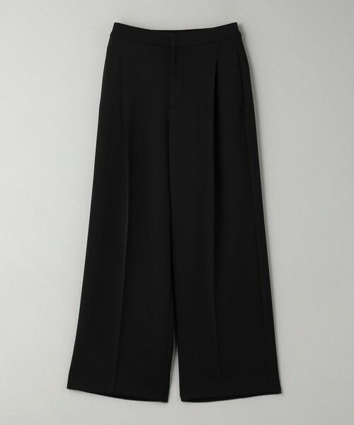 BEAUTY&YOUTH UNITED ARROWS / ビューティー&ユース ユナイテッドアローズ スラックス・ドレスパンツ | 【WEB限定 Wardrobe DAILY MINIMAL】ダブルクロス タックワイドストレートパンツ -ウォッシャブル- | 詳細7