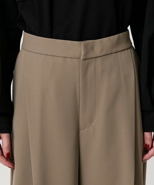 BEAUTY&YOUTH UNITED ARROWS / ビューティー&ユース ユナイテッドアローズ スラックス・ドレスパンツ | 【WEB限定 Wardrobe DAILY MINIMAL】ダブルクロス タックワイドストレートパンツ -ウォッシャブル- | 詳細18