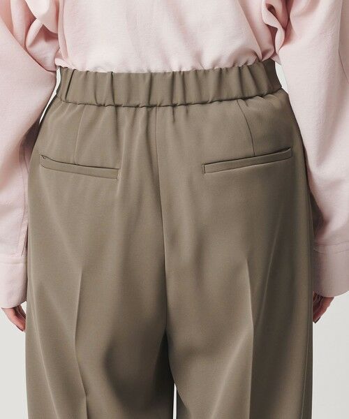 BEAUTY&YOUTH UNITED ARROWS / ビューティー&ユース ユナイテッドアローズ スラックス・ドレスパンツ | 【WEB限定 Wardrobe DAILY MINIMAL】ダブルクロス タックワイドストレートパンツ ウォッシャブル | 詳細14