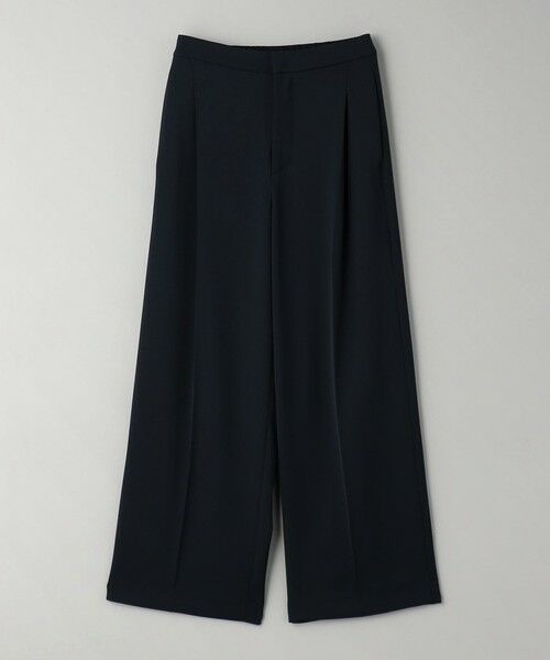BEAUTY&YOUTH UNITED ARROWS / ビューティー&ユース ユナイテッドアローズ スラックス・ドレスパンツ | 【WEB限定 Wardrobe DAILY MINIMAL】ダブルクロス タックワイドストレートパンツ -ウォッシャブル- | 詳細30