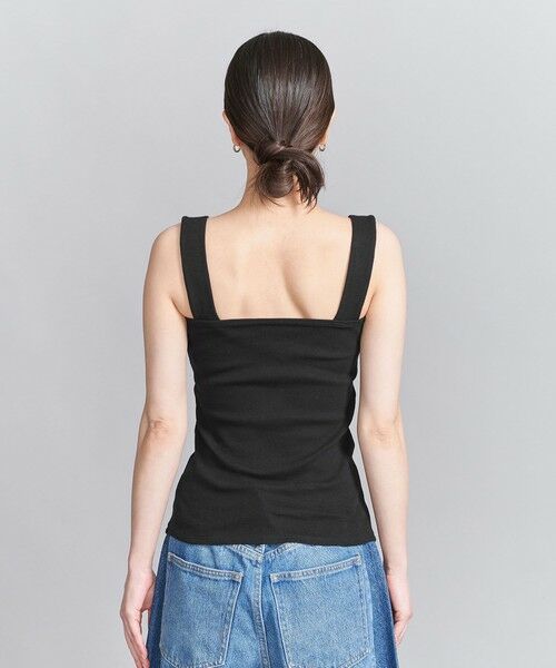 BEAUTY&YOUTH UNITED ARROWS / ビューティー&ユース ユナイテッドアローズ タンクトップ | コットンブレンド ベア タンクトップ | 詳細13