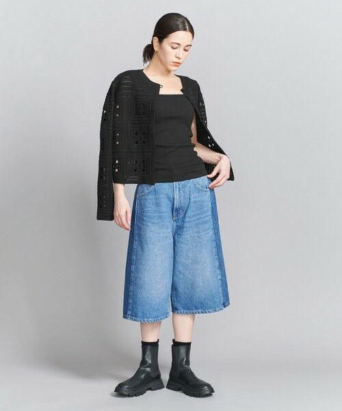 BEAUTY&YOUTH UNITED ARROWS / ビューティー&ユース ユナイテッドアローズ タンクトップ | コットンブレンド ベア タンクトップ | 詳細10