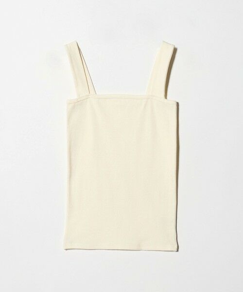 BEAUTY&YOUTH UNITED ARROWS / ビューティー&ユース ユナイテッドアローズ タンクトップ | コットンブレンド ベア タンクトップ（CREAM）
