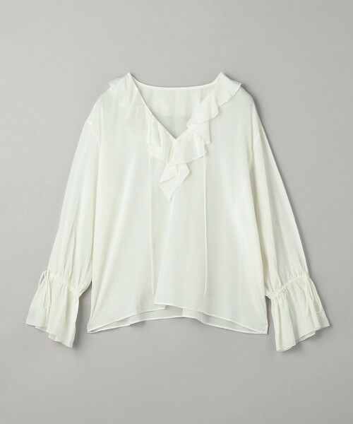 BEAUTY&YOUTH UNITED ARROWS / ビューティー&ユース ユナイテッドアローズ シャツ・ブラウス | レーヨンコットンローン ラッフルシャツ | 詳細7