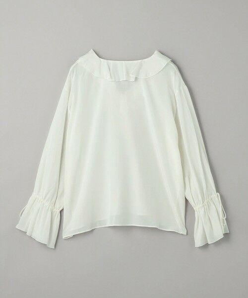 BEAUTY&YOUTH UNITED ARROWS / ビューティー&ユース ユナイテッドアローズ シャツ・ブラウス | レーヨンコットンローン ラッフルシャツ | 詳細8