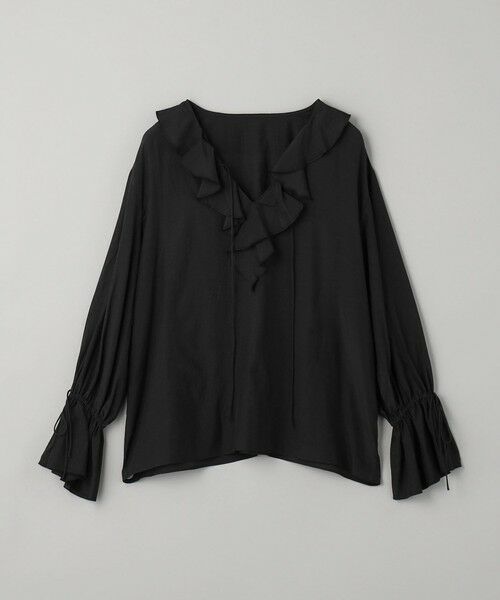 BEAUTY&YOUTH UNITED ARROWS / ビューティー&ユース ユナイテッドアローズ シャツ・ブラウス | レーヨンコットンローン ラッフルシャツ | 詳細14