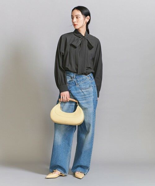 BEAUTY&YOUTH UNITED ARROWS / ビューティー&ユース ユナイテッドアローズ シャツ・ブラウス | 【WEB限定 Wardrobe DAILY MINIMAL】リボンタイブラウス -2WAY/ウォッシャブル- | 詳細11