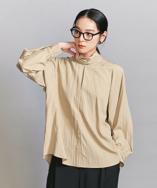 BEAUTY&YOUTH UNITED ARROWS / ビューティー&ユース ユナイテッドアローズ シャツ・ブラウス | 【WEB限定 Wardrobe DAILY MINIMAL】リボンタイブラウス -2WAY/ウォッシャブル- | 詳細17