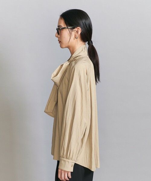 BEAUTY&YOUTH UNITED ARROWS / ビューティー&ユース ユナイテッドアローズ シャツ・ブラウス | 【WEB限定 Wardrobe DAILY MINIMAL】リボンタイブラウス -2WAY/ウォッシャブル- | 詳細20