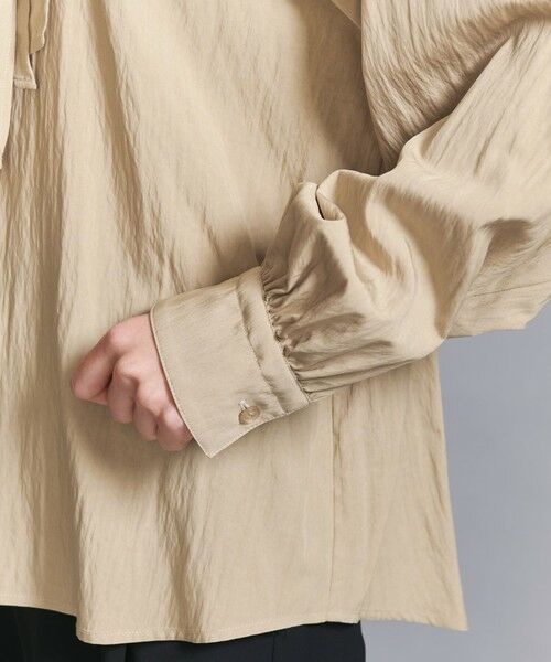 BEAUTY&YOUTH UNITED ARROWS / ビューティー&ユース ユナイテッドアローズ シャツ・ブラウス | 【WEB限定 Wardrobe DAILY MINIMAL】リボンタイブラウス -2WAY/ウォッシャブル- | 詳細23