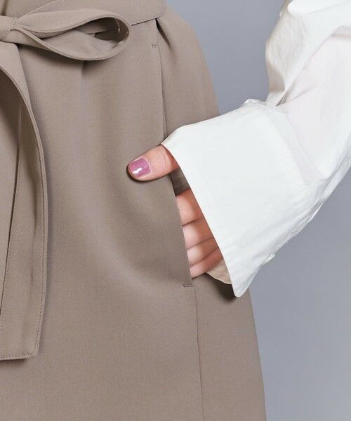 BEAUTY&YOUTH UNITED ARROWS / ビューティー&ユース ユナイテッドアローズ ベスト | 【WEB限定 Wardrobe DAILY MINIMAL】ダブルクロス リボンベルトジレ ウォッシャブル | 詳細22