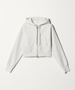 BEAUTY&YOUTH UNITED ARROWS / ビューティー&ユース ユナイテッドアローズ カーディガン・ボレロ | コットン ショートフロントジップパーカー