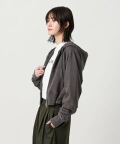 BEAUTY&YOUTH UNITED ARROWS / ビューティー&ユース ユナイテッドアローズ カーディガン・ボレロ | コットン ショートフロントジップパーカ